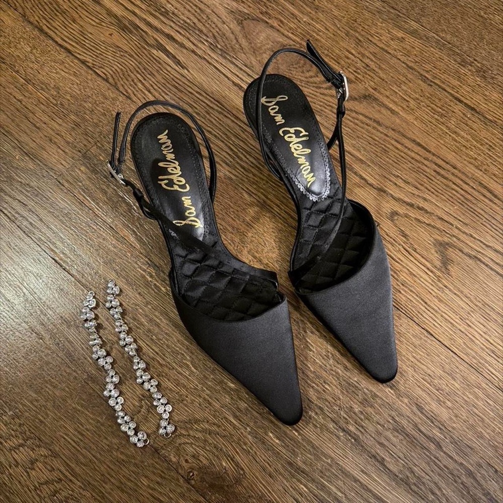 Sam Edelman Elongated Tor Slingback Heels